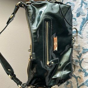 Kate Landry Olive Green shoulder purse.